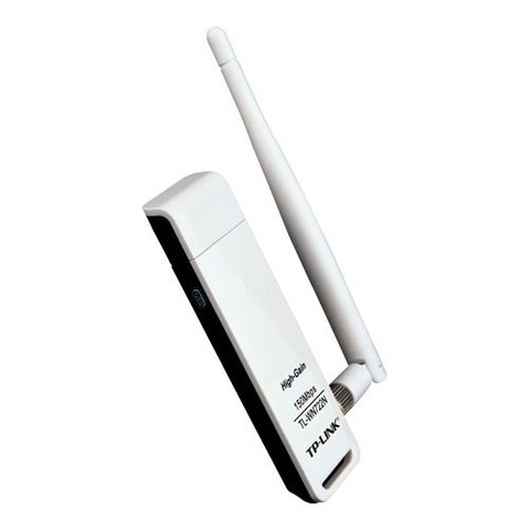 TP-LINK TL-WN722N 150 Mbps N Wireless High Gain 4dBi Interchangeable Antenli WPS USB Adapter ► Photo 1/1