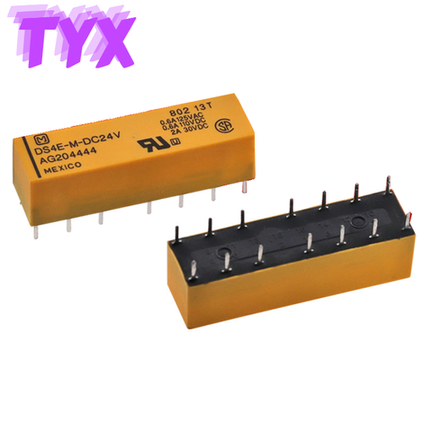10PCS Brand New Original DS4E-M-DC24V DS4E-M-DC12V DS4E-M-DC5V DC48V DC6V Panasonic Signal Relay 14Feet 2A Four Open Four Closed ► Photo 1/1