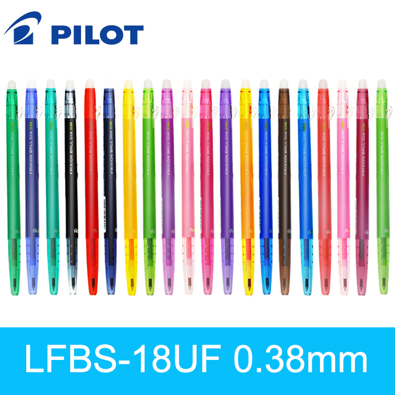 Japanese Pilot Frixion Ball Knock Gel Pen 0.7 Mm Blue/black/red Erasable  Pen Student School Stationery Lfbk-23f - Gel Pens - AliExpress