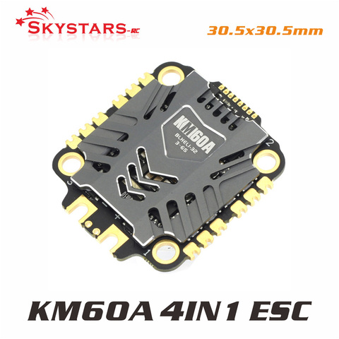 SKYSTARS 60A 3-6S 4in1 ESC BLHeli-32  ESC Speed Controller Board Dshot600 DShot1200 Lipo for FPV Racing Quadcopter ► Photo 1/6