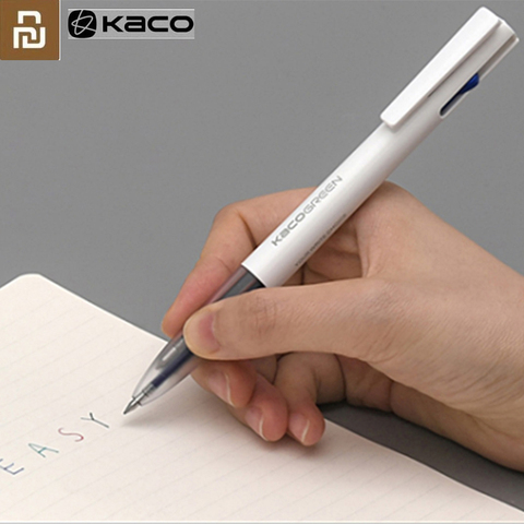 Youpin KACOGREEN 4 In 1 Easy 4 FUNCTIONS PEN Multifunction Pens 0.5mm Black Blue Red Green Refill Gel Pen For Office Student ► Photo 1/6