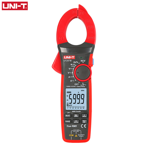 UNI-T True RMS Digital Clamp Meter AC DC Current 1000A 1000V UT207B UT208B LPF 6000 Count Backlight Flashlight Multimetro Tester ► Photo 1/6