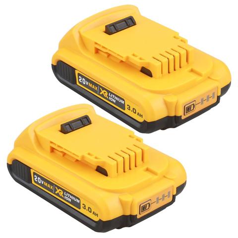 DCB200 20V 3.0Ah Replacement Power Tool Battery Compatible with For Dewalt 20V 18 v and 18Vot Max XR Tools For Dewalt ► Photo 1/6