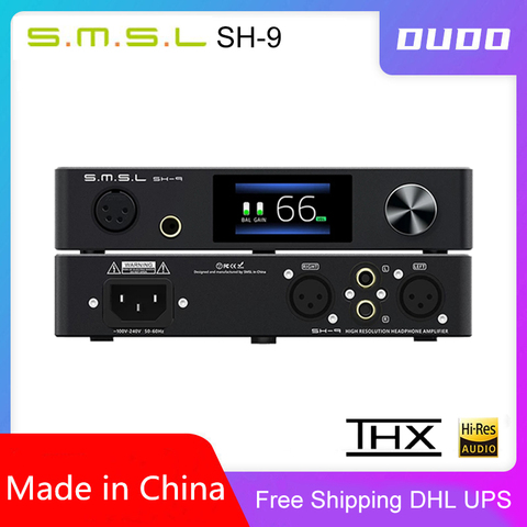 SMSL SH-9 Headphone Amplifier THX AAA Technology RCA/XLR Input 6.35MM Balanced Headphone Amplifier SH9 ► Photo 1/6