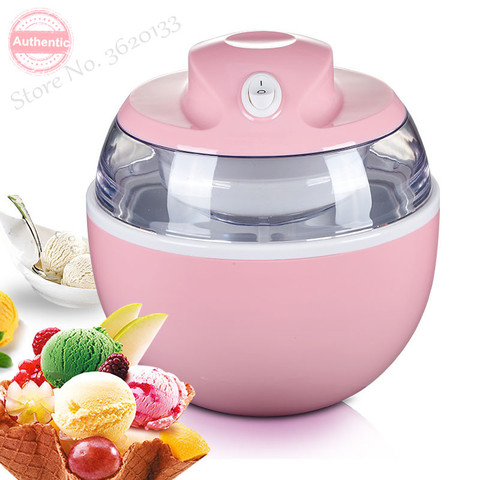 220V Household Ice Cream Maker Ice Cream Machine Portable Ice Maker Available Easy Operation High Quality 0.6L ► Photo 1/6