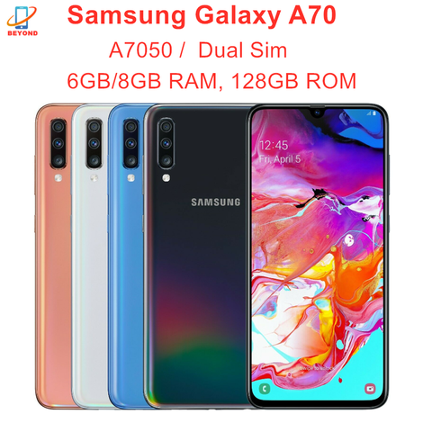 Samsung Galaxy A70 A7050 Dual Sim 6GB/8GB RAM 128GB ROM Mobile Phone Octa Core 6.7