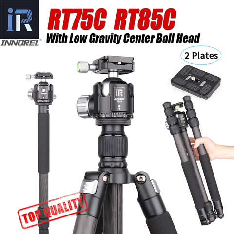 Carbon Fiber RT75C/85C Tripod Monopod Super Professional Heavy Duty Stand Support 360°Panoramic Ballhead for Digital DSLR Damera ► Photo 1/6