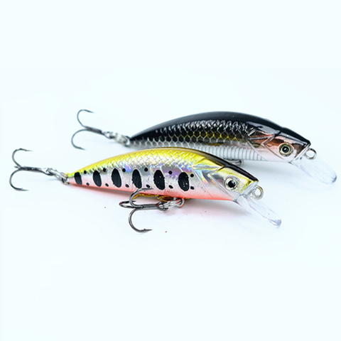 New Mini Minnow Fishing Lure 5cm 6g Swing Small Fish Hard Bait 0.3-1m Diving Lures High Quality Crankbait 50s Hot Fishing Tackle ► Photo 1/6
