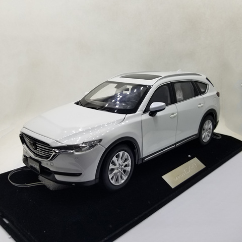 1:18 Diecast Model for Mazda CX-8 2022  White SUV Rare Alloy Toy Car Miniature Collection Gift CX8 CX 8 ► Photo 1/6