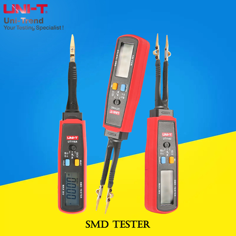UNI-T UT116C/UT116A SMD Tester; Resistor / Capacitor / Diode (RCD) Parameter Meter / SMD Digital Multimeter ► Photo 1/6