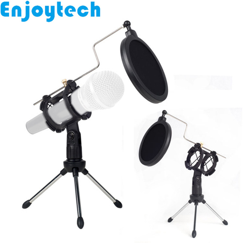 New Arrival Portable Desktop Mounts Holder Mini Tripod for Microphones Live Streaming Video Bloggers ► Photo 1/6