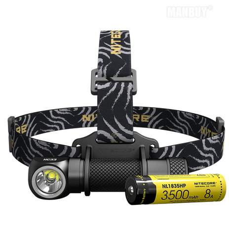 2022 Wholesale NITECORE HC33 +18650 Rechargeable Battery 1800LMs LED Headlamp Waterproof Flashlight Outdoor Camping Hiking Light ► Photo 1/6