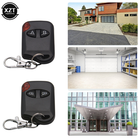 433Mhz Universal Wireless Remote Control Switch Fixed Code for DC 12V Electric Cars Gate Garage Door Two Key 2 Button Duplicator ► Photo 1/6