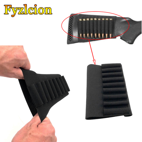 Tactical Butt Stock 9 Rounds Shells Holder Cartridges Ammo Carrier Bullet Pouch for MP 512-36 Elastic Butt Stock Ammo Pouch ► Photo 1/6