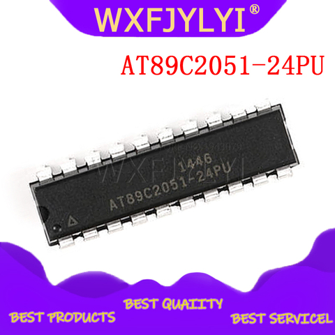 2pcs/lot AT89C2051-24PU AT89C2051-24SU AT89C2051 DIP-24 ► Photo 1/1
