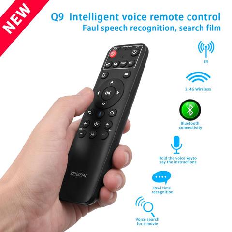 Q9 Voice Remote Control 2.4G Wireless Microphone Bluetooth IR Learning for PC TV Projector Android tv box H96 Max X96 HK1 mini ► Photo 1/6