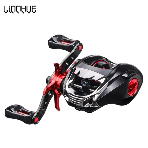 LINNHUE 2022 Summer Baitcasting Reel 8kg Max Drag Reel Fishing Color SFS Double Brake System 6.3:1 Speed Fishing Reel Pesca ► Photo 1/6