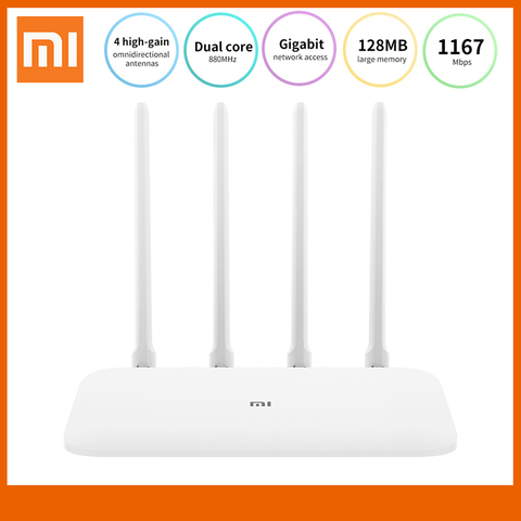 Xiaomi Mi Router 4A Gigabit Standard Version 2.4GHz 5GHz WiFi 1167Mbps WiFi Repeater 128MB DDR3 High Gain Network Extender ► Photo 1/6
