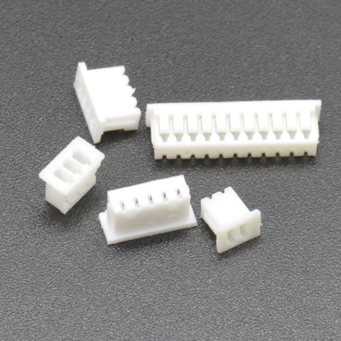 50Pcs/Lot JST 1.25mm Pitch Plastic Housing Female Connectors 2P/3P/4P/5P/6P/7P/8P/9P/10P Housing Case 1.25mm Connector ► Photo 1/6