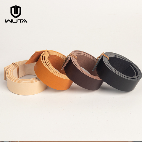 WUTA 15/20/25/30mm Width Vegetable Tanned Leather Shoulder Strap Blank Genuine Leather Belt Strip For Backpack Should Bag ► Photo 1/5