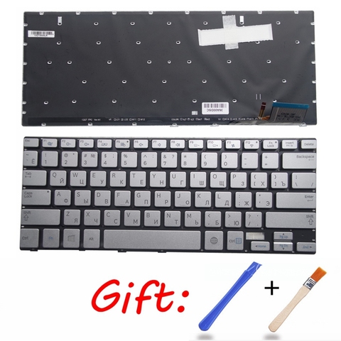 Russian laptop keyboard FOR Samsung 730U3E NP740U3E 740U3E NP730U3E backlight RU ► Photo 1/4