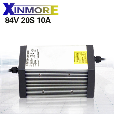 XINMORE 84V 10A 9A 8A Lithium Battery Charger For 72V E-bike Li-Ion Battery Pack AC-DC Power Supply for Electric Tool ► Photo 1/1