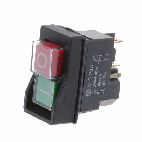 KLD-28A Waterproof Magnetic Switch Explosion-proof Pushbutton Switches 220V 18A IP55 ► Photo 1/6