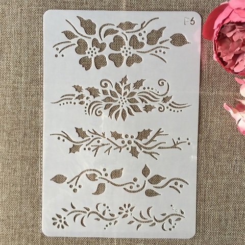 26cm Flower Leaves Line DIY Layering Stencils Wall Painting Scrapbook Coloring Embossing Album Decorative Card Template ► Photo 1/1