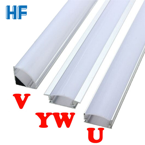 LED Bar Light Lamp U V YW Corner Aluminium Profile Channel Holder for LED Strip Light Bar Under Cabinet Lamp Kitchen Closet ► Photo 1/6