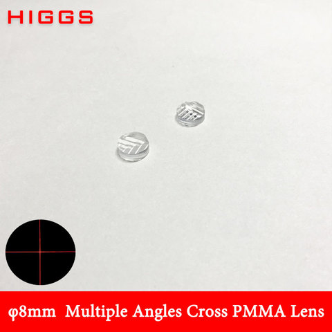 High quality Diameter 8mm Cross lens Multi-angle selection PMMA Acrylic Plastic lens laser level module DIY customizable ► Photo 1/3