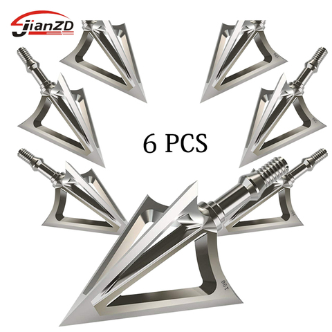 12pcs 100/125 grain Arrow Head Hunting Broadhead Tip Point Archery Recurve Bow