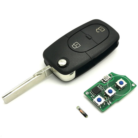 Datong World Car Remote Key For Audi A3 A4 A6 A8 B6 ID48 Chip 433 Mhz FCCID 4D0837231R Auto Smart Remote Control Replace Key ► Photo 1/6