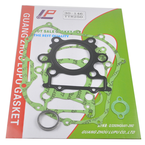 Motorcycle Complete Engine clutch cover Cylinder Head Gasket Set For Yamaha TTR250 TTR 250 Motor bike ► Photo 1/6