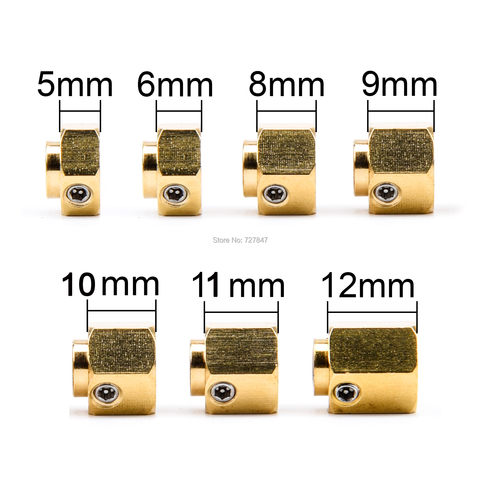 4pcs/lot TRX4 5/6/8/9/10/11/12mm Heavier Brass 12mm Wheel Hex Wheel Hub Extended Adapter for 1/10 RC Crawler Car Traxxas TRX-4 ► Photo 1/6