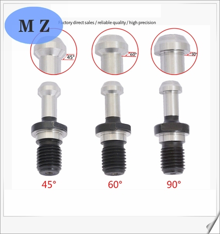 bt iso MAZAK retention knob pull stud bt30 bt40 bt50 iso20 iso25 iso30 pulling nails BT30/40/50 ISO20/25/30 CAT40 JT40 ► Photo 1/6