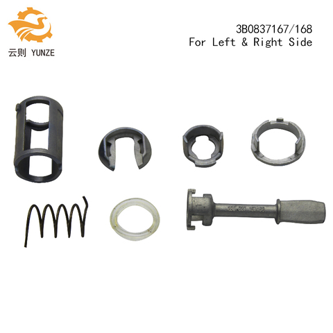 3B0837167/168 51.62MM VW PASSAT B5 SEAT TOLEDO LEON AROSA LUPO DOOR LOCK  REPAIR KIT FOR LEFT-RIGHT SIDE NEW 7PCS/SET ► Photo 1/2