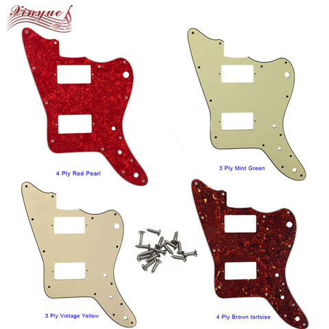 Pleroo Great Pickguard for 13 screw hole No hole on top left Japan Jazzmaster Guitar Pickguard with PAF Humbucker No Bridge ► Photo 1/6