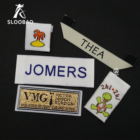 Customized Satin Label Main Label White Washable Name Labels Garment Fabric  Tags Marker Set For Clothes Sewing Accessories - Garment Labels - AliExpress