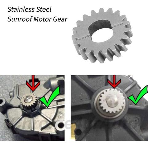 19 Teeth Car Sunroof Motor Gear Stainless steel Sunroof Motor Repair Gear Cog Kit for Benz W164 X164 W251 W211 W204 W210 ► Photo 1/6