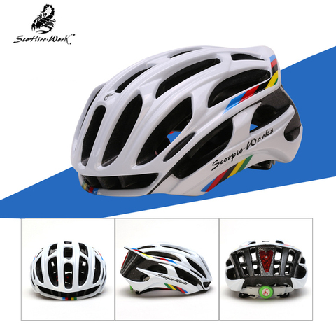 Casco Ciclismo Mtb Bike Cycling Helmet ML Led Warning light Bicycle Helmet Cycling Capacete De Ciclismo Casco Bicicleta Casque ► Photo 1/6