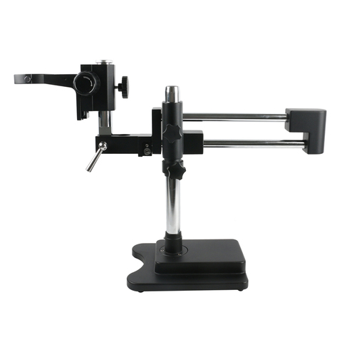 Stereo Zoom Microscope Double Arm Rotating Boom Stand With A1 Focus Adjustment Arm Microscope Head Holder Ring ► Photo 1/5