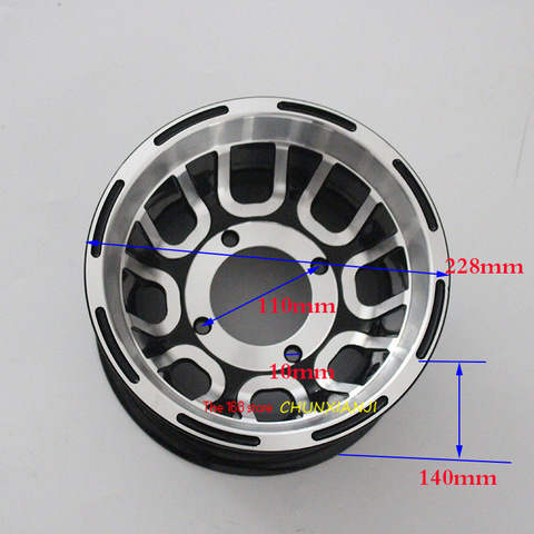 Size 8 Inch Bearing Wheel Hub ATV Aluminum Rims Use19X7.00-8 Tyre 20x7-8 21x7-8 Vacuum Tires for Go-kart Four Wheel Motorcycle ► Photo 1/6