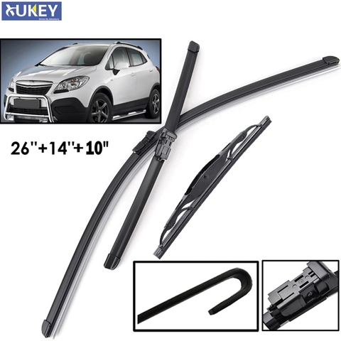 Xukey Front Rear Windscreen Wiper Blades For Opel Mokka Chevrolet Trax 2012 2013 2014 2015 2016 2017 Windshield For Buick Encore ► Photo 1/6