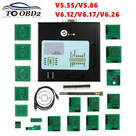Best quality V5.55 XPROG-M V6.12 Full Adapter Auto ECU Chip Tuning Programming Xprog M 5.55 5.86 6.12 6.17 6.26 Metal Box X-PROG ► Photo 1/6
