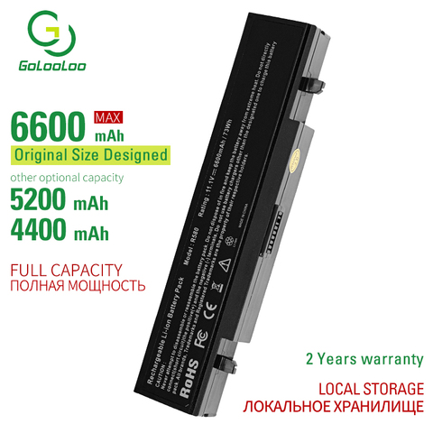 6600MAh 6Cells New Laptop Battery For Samsung AA-PB9NS6B PB9NC6B R580 R540 R519 R525 R430 R530 RV511 RV411 RV508 R528 Aa Pb9ns6b ► Photo 1/6