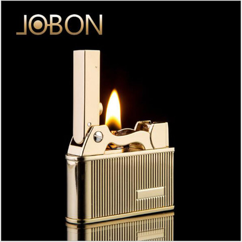 Jobon vintage retro kerosene lighter creative personality metal grinding wheel movie ► Photo 1/1