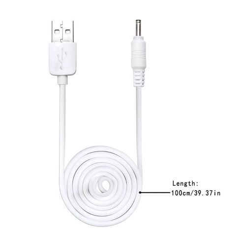 USB to DC 3.5V Charging Cable Replacement for foreo Luna/Luna 2/Mini/Mini 2/Go/Luxe Facial Cleanser USB Charger Cord 100CM ► Photo 1/6