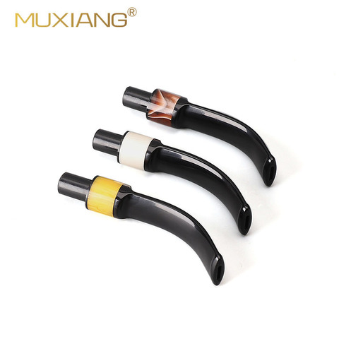 RU-9mm Filter Acrylic Mouthpieces Pipe Stems  Tobacco Pipe Stem for Smoking Tool Accessories Bent DIY Holder be0169-171 ► Photo 1/6