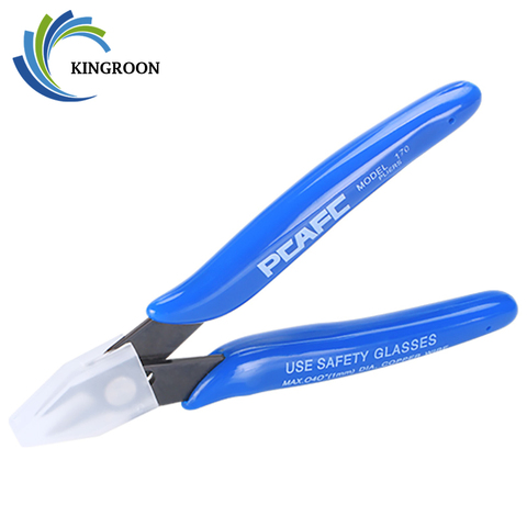 KINGROON 10Pairs Wire Cutters PCAFC 170 Diagonal Pliers Clamp Hand Mini Snips Stainless Steel Nipper Trimmer Tools Blue Red ► Photo 1/6
