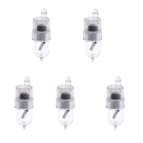 5pcs Night Fishing Flashing LED Signal Light Clip On Fishing Rod Alerter ► Photo 1/6